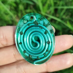 Blue Orgonite Pendant