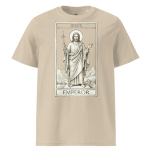 Jesus Tarot Card Unisex 100% Organic Cotton T-Shirt