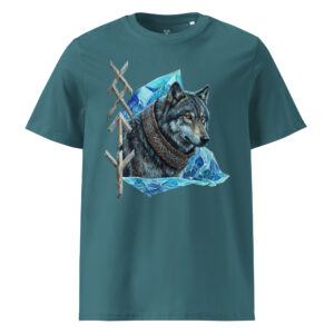 Viking Wolf Unisex 100% Organic Cotton T-Shirt