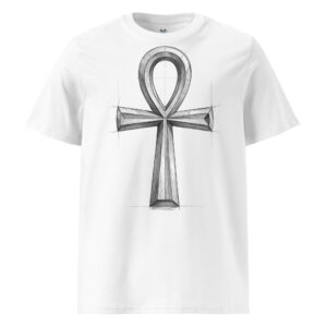 Ankh Drawing Unisex 100% Organic Cotton T-Shirt